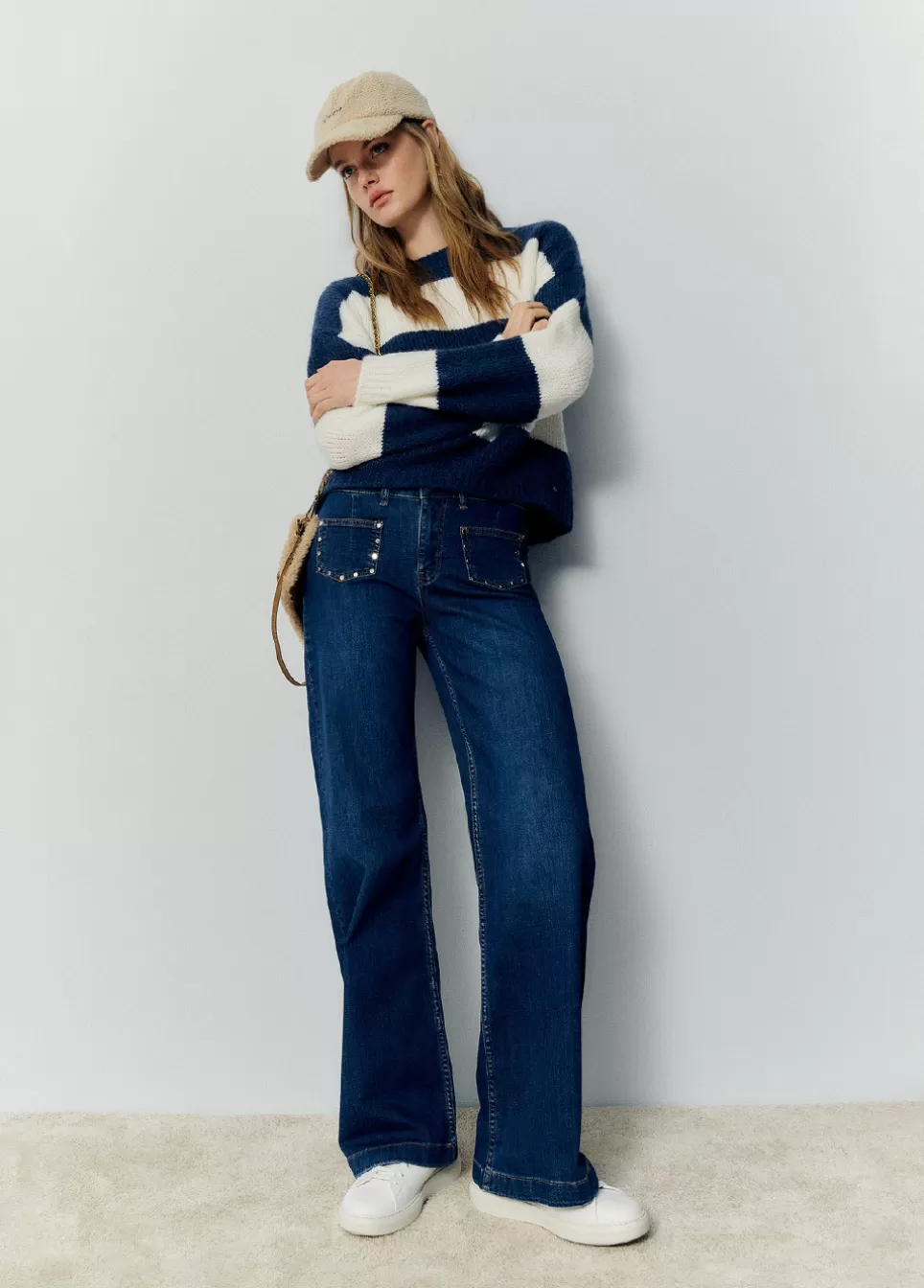 Mujer Brownie Spain Jeans>Jeans Culotte Tachas