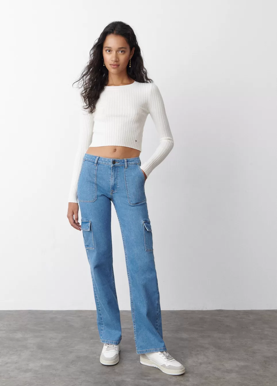 Mujer Brownie Spain Jeans>Jeans Recto Cargo