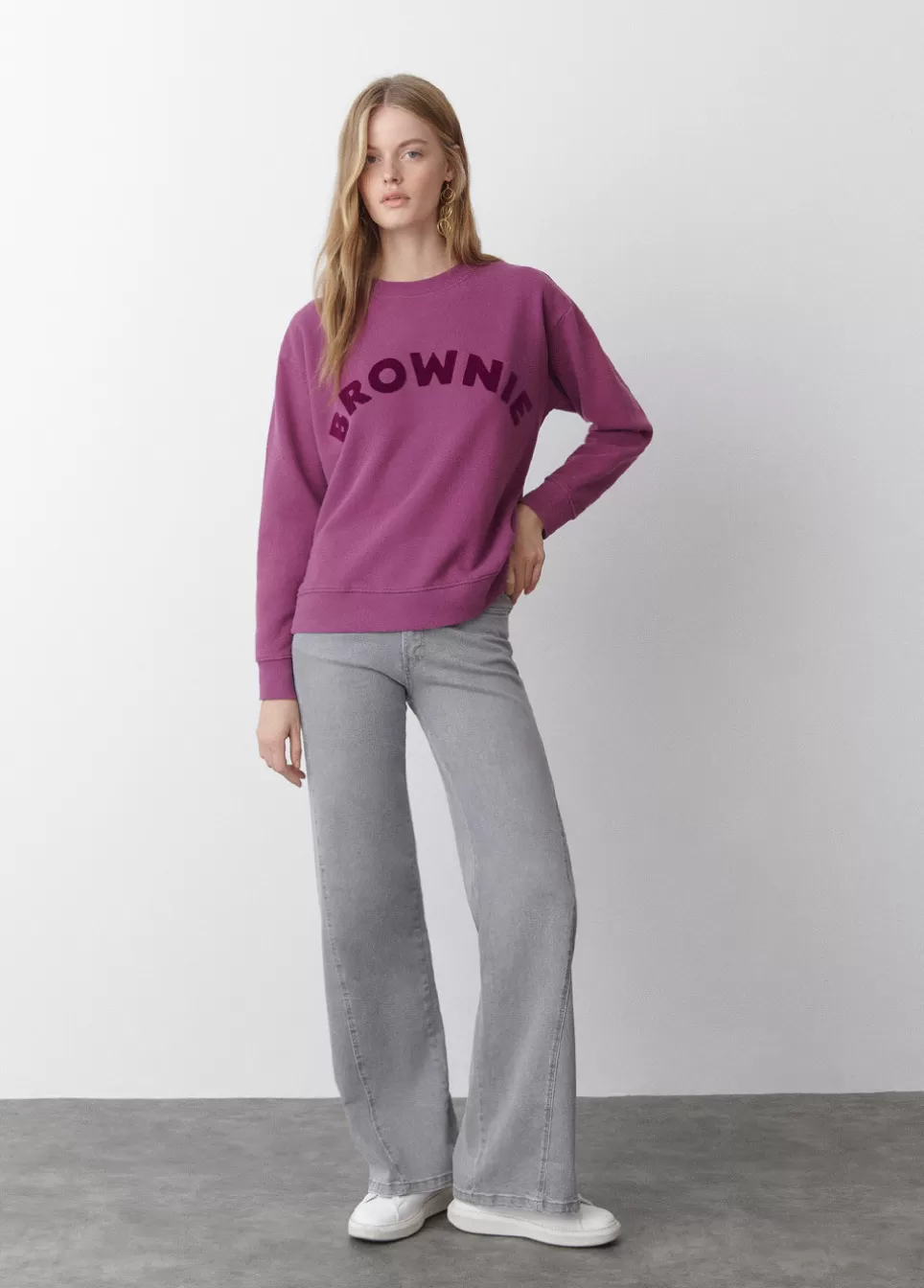 Mujer Brownie Spain Sudaderas>Sudadera Brownie Magenta